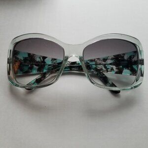 VERSACE* Oversize Mod 4235 Women’s Sunglasses Blue tint & frame Medusas